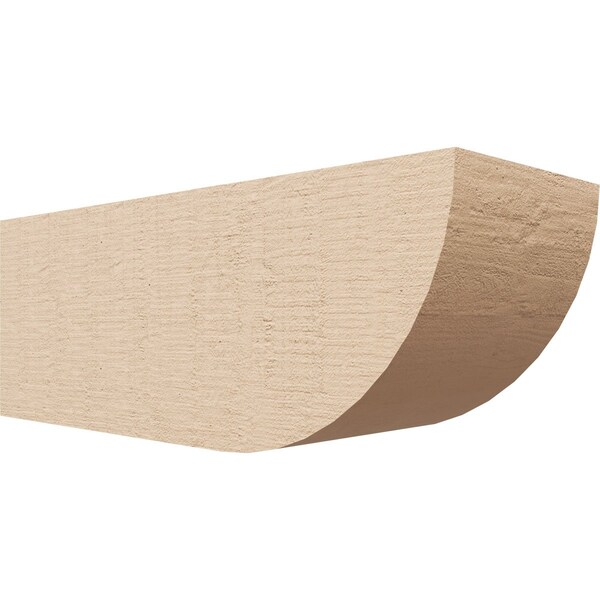 Ekena Millwork 6in. W x 6in. H x 16in. L Durham Woodgrain TimberThane Rafter Tail, Primed Tan RFTUR06X06X16DURRCPR - main
